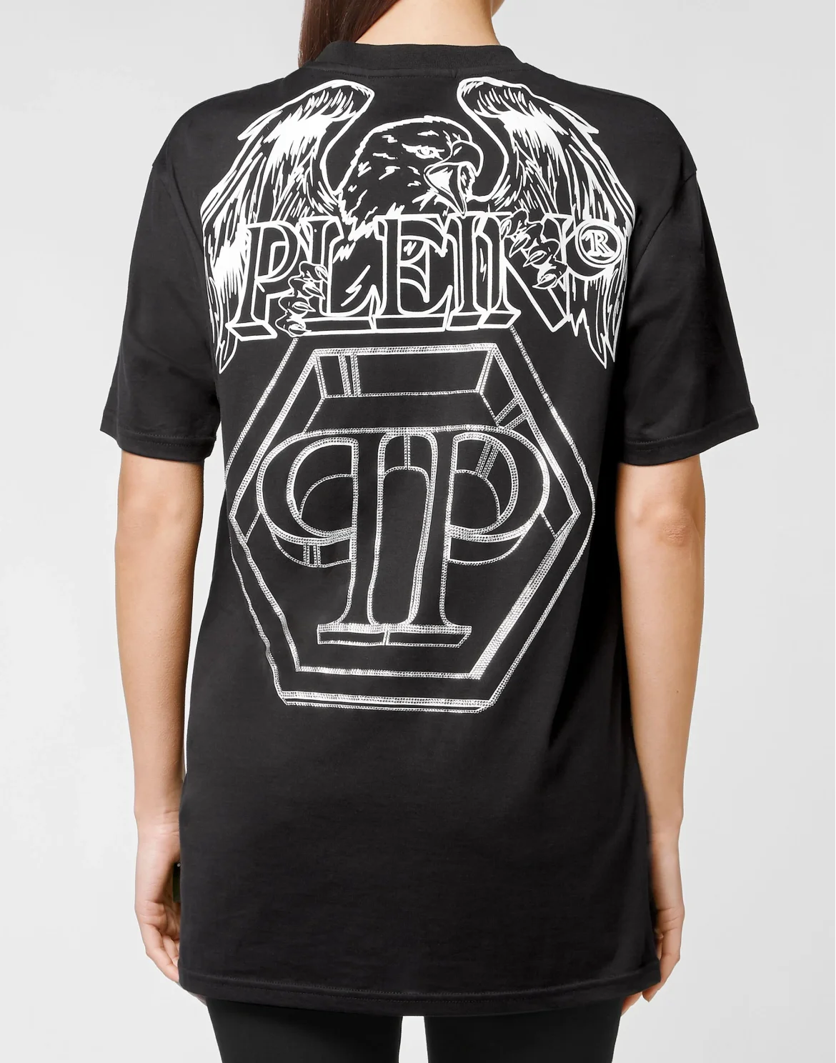 T-shirt Round Neck SS Hexagon, цвет: Черный