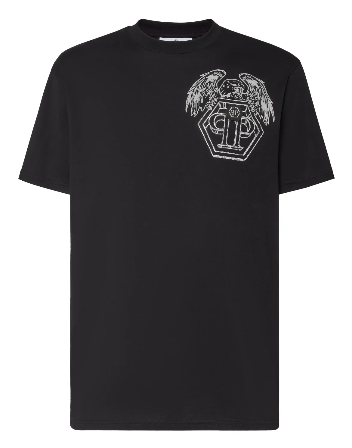 T-shirt Round Neck SS Hexagon, цвет: Черный