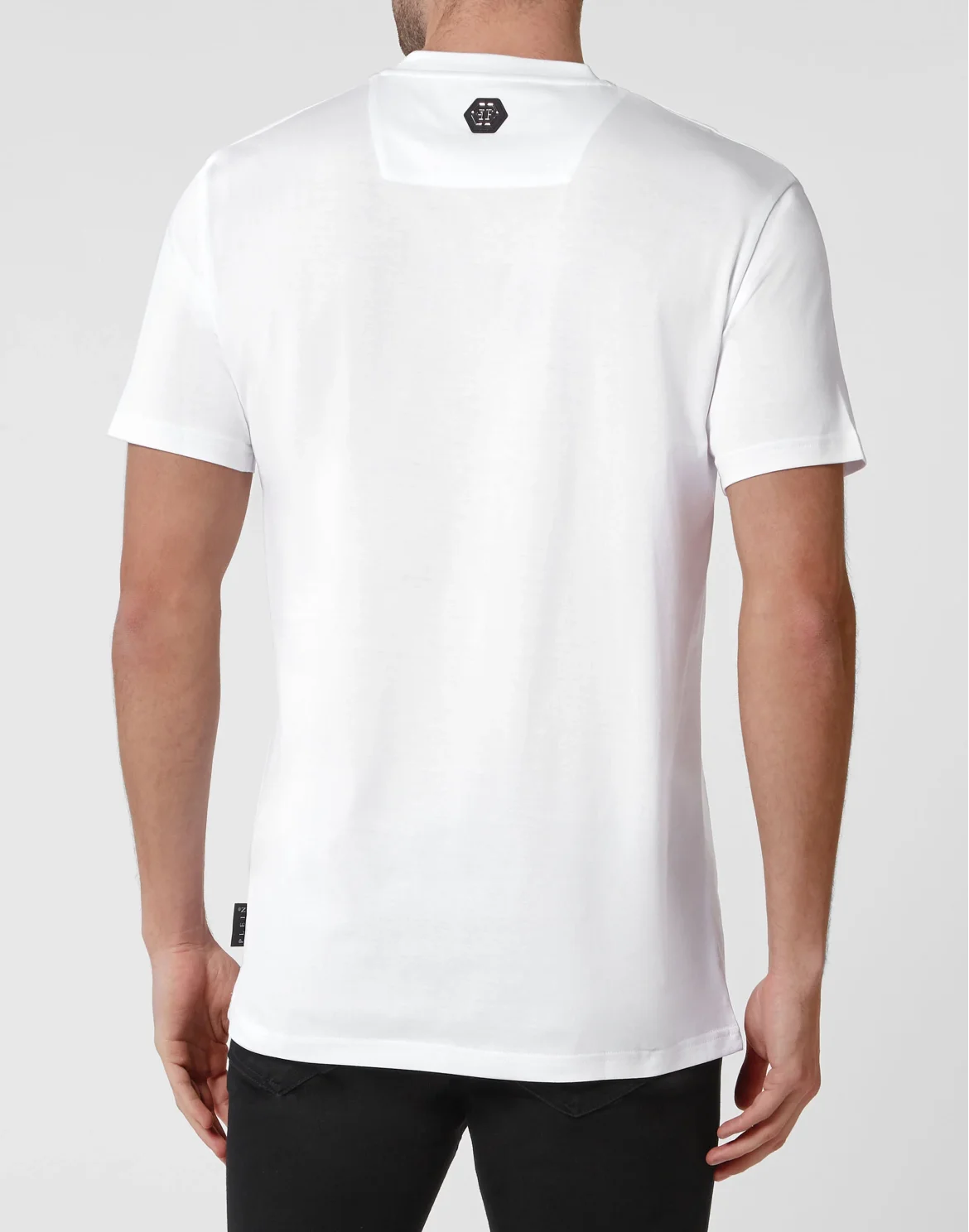 T-shirt Round Neck SS Skull and Plein, цвет: Белый
