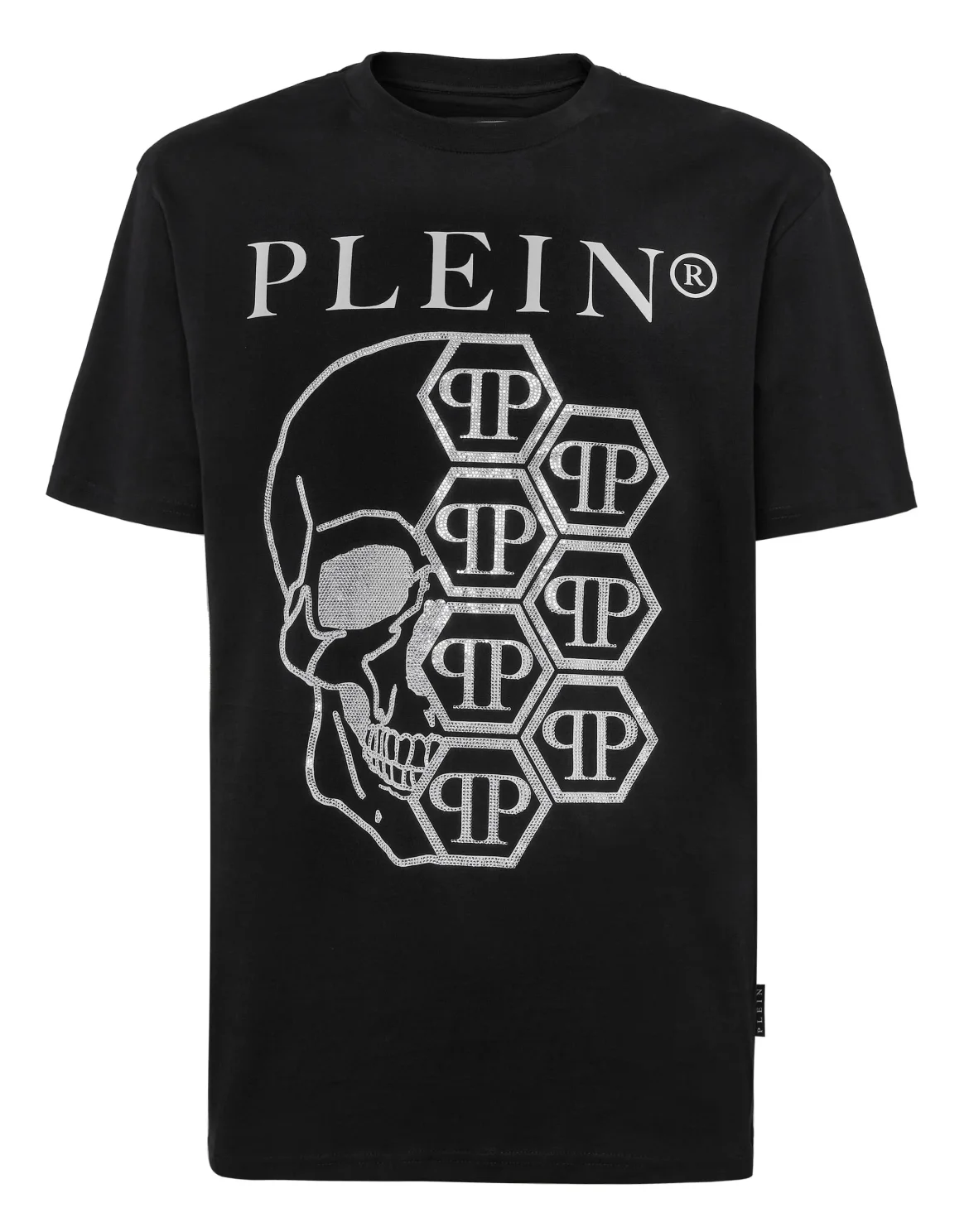 T-shirt Round Neck SS Skull and Plein, цвет: Черный