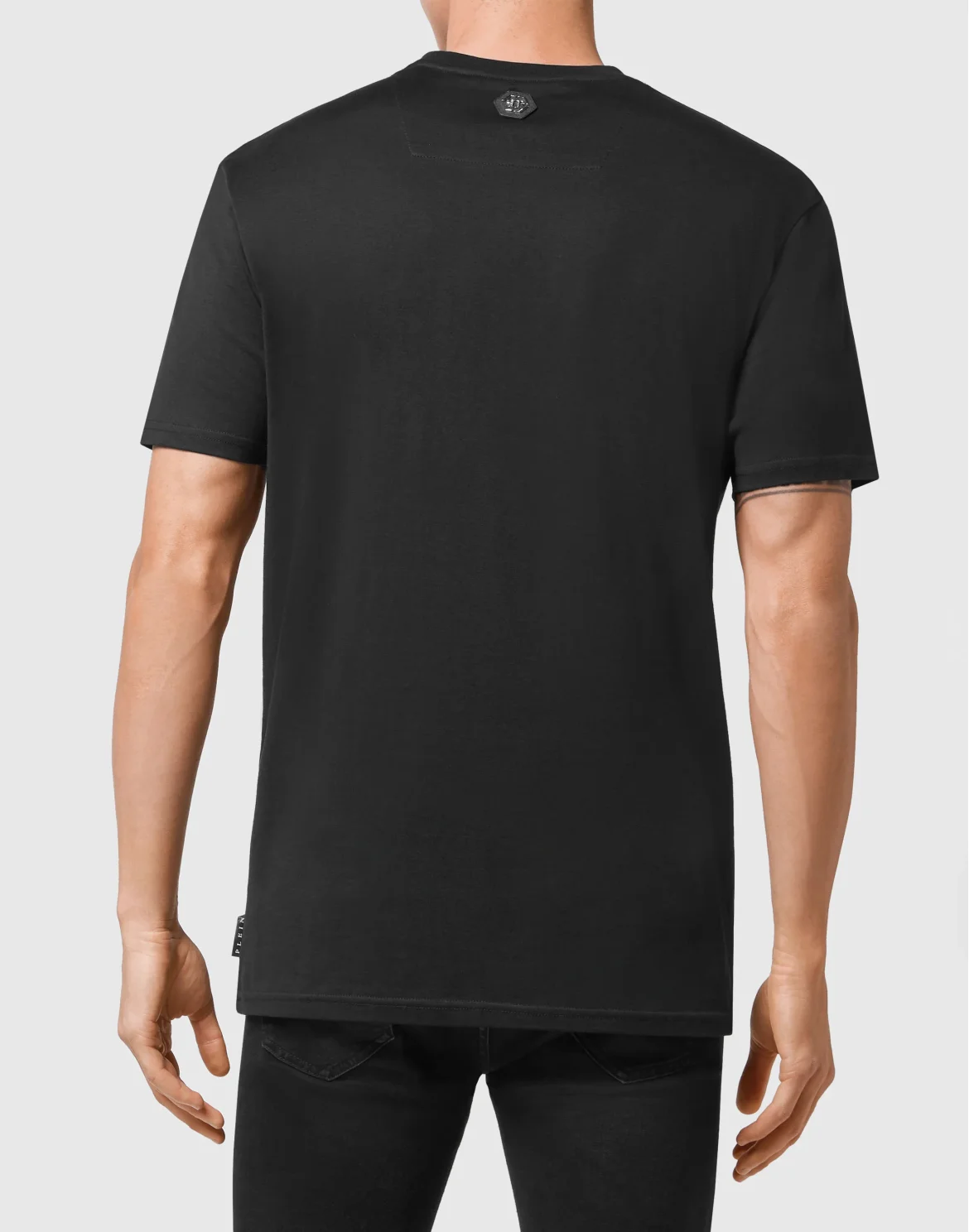 T-shirt Round Neck SS Crystal Skull with Crystals, цвет: Черный