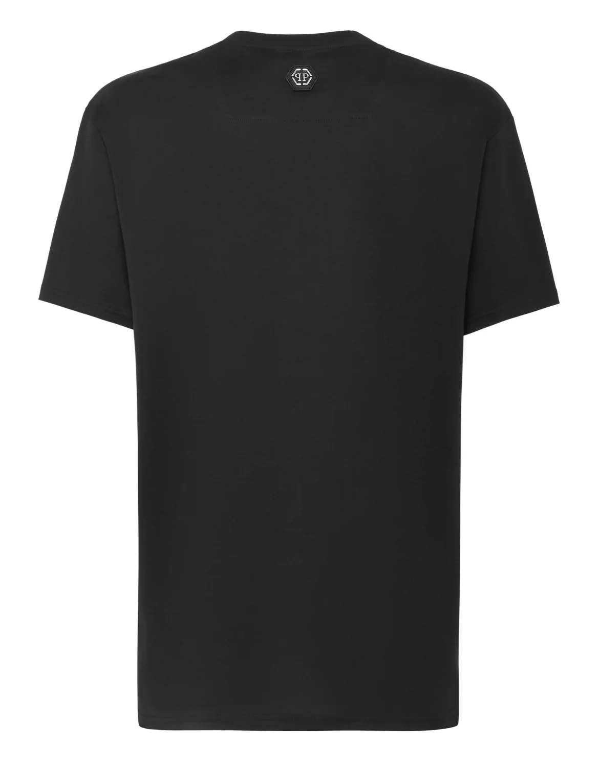 T-shirt Round Neck SS Hexagon with Crystals, цвет: Черный
