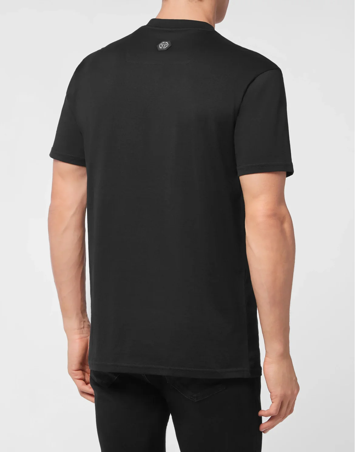 T-shirt Round Neck SS Skull and Plein, цвет: Черный