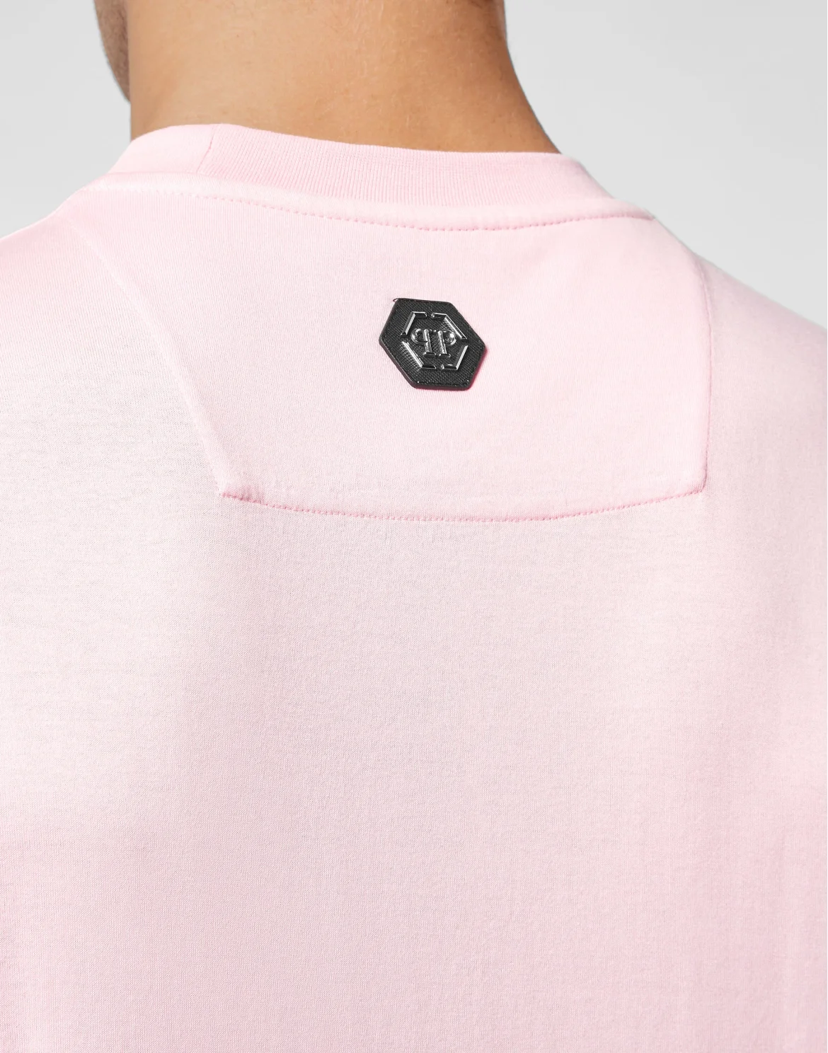 T-shirt Round Neck SS Skull and Plein, цвет: Розовый