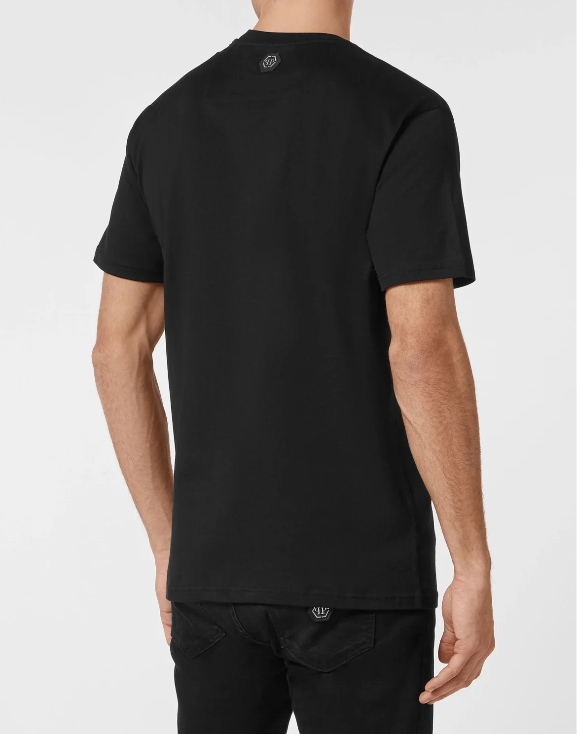 T-shirt Round Neck SS Skull and Plein, цвет: Черный