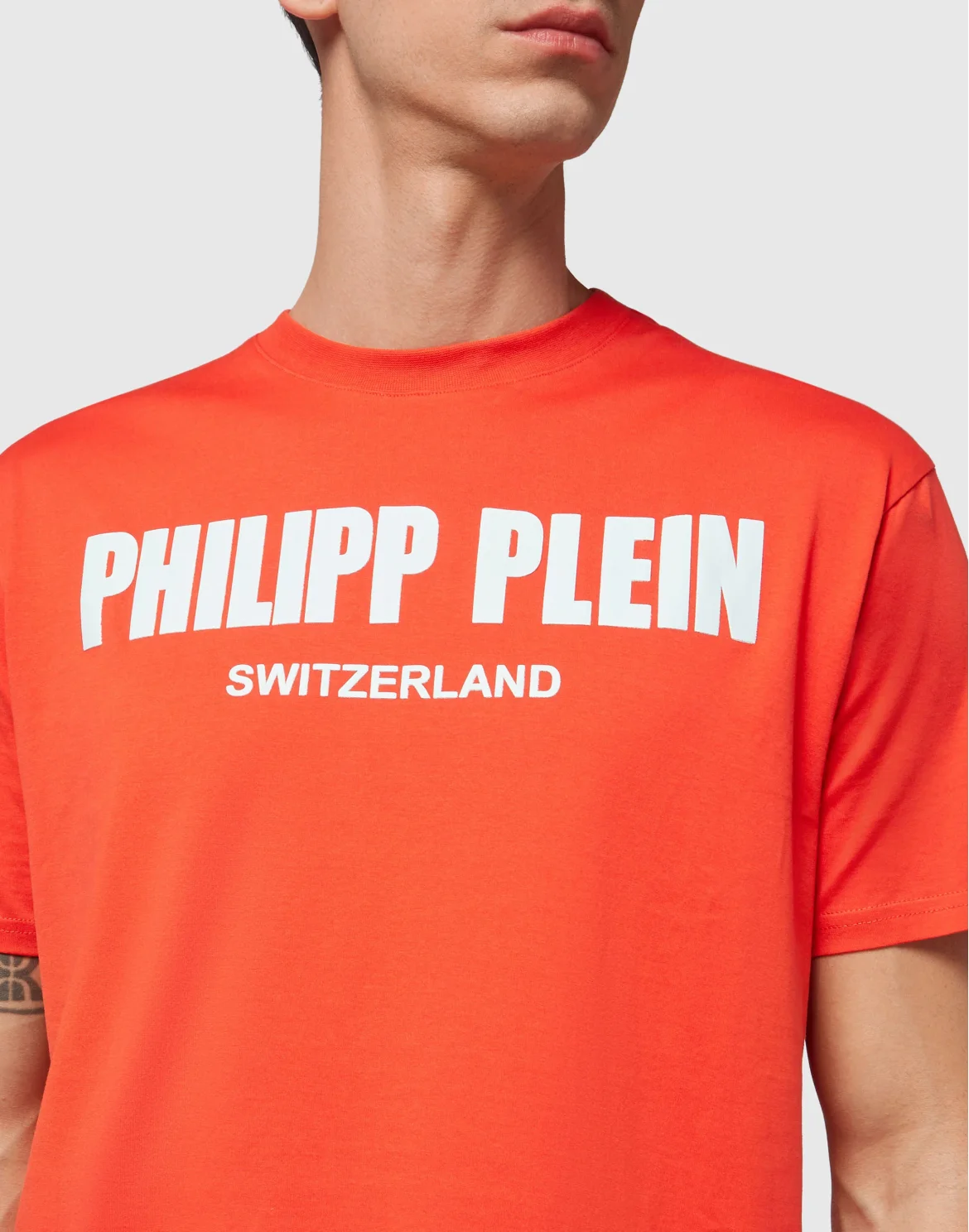 T-shirt Round Neck SS Philipp Plein TM, цвет: Красный