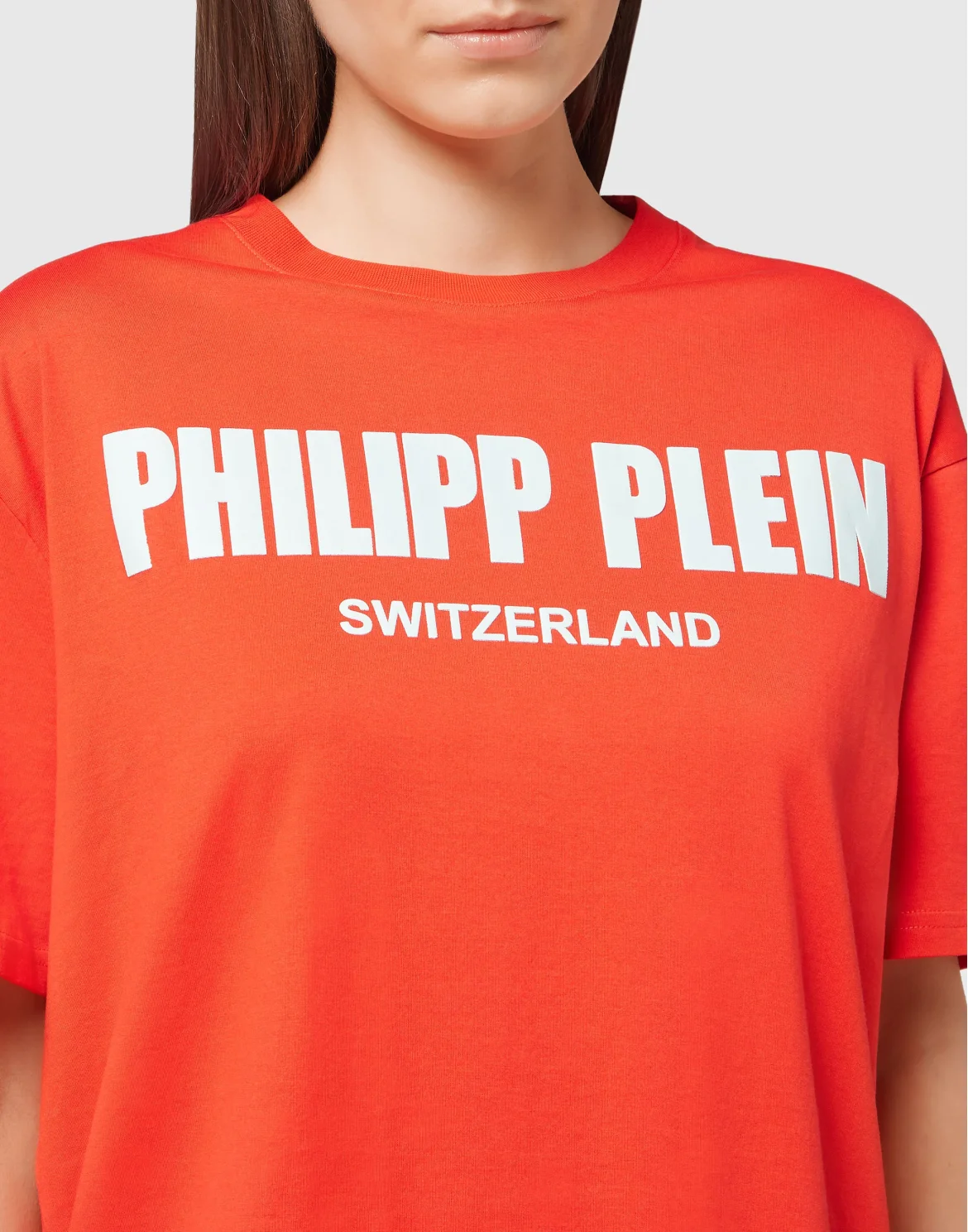 T-shirt Round Neck SS Philipp Plein TM, цвет: Красный