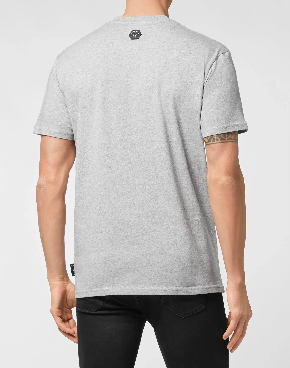 T-shirt Round Neck SS King Plein, цвет: Серый