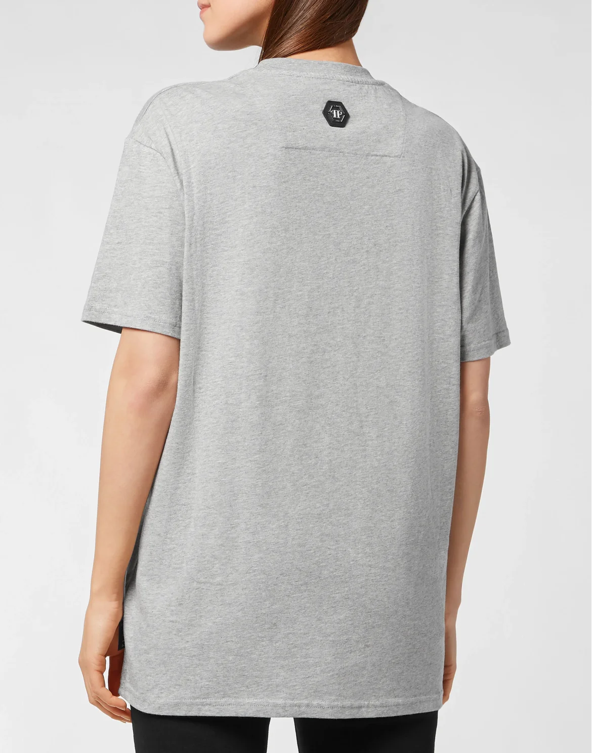 T-shirt Round Neck SS King Plein, цвет: Серый