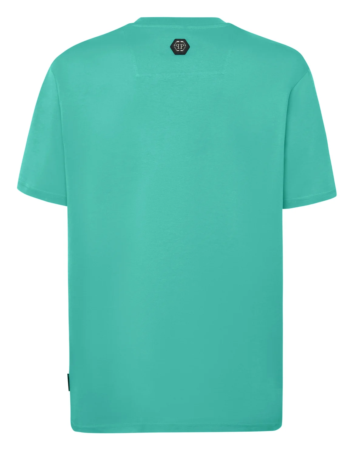 T-shirt Round Neck SS Hand Painted  Philipp Plein TM, цвет: Бирюзовый