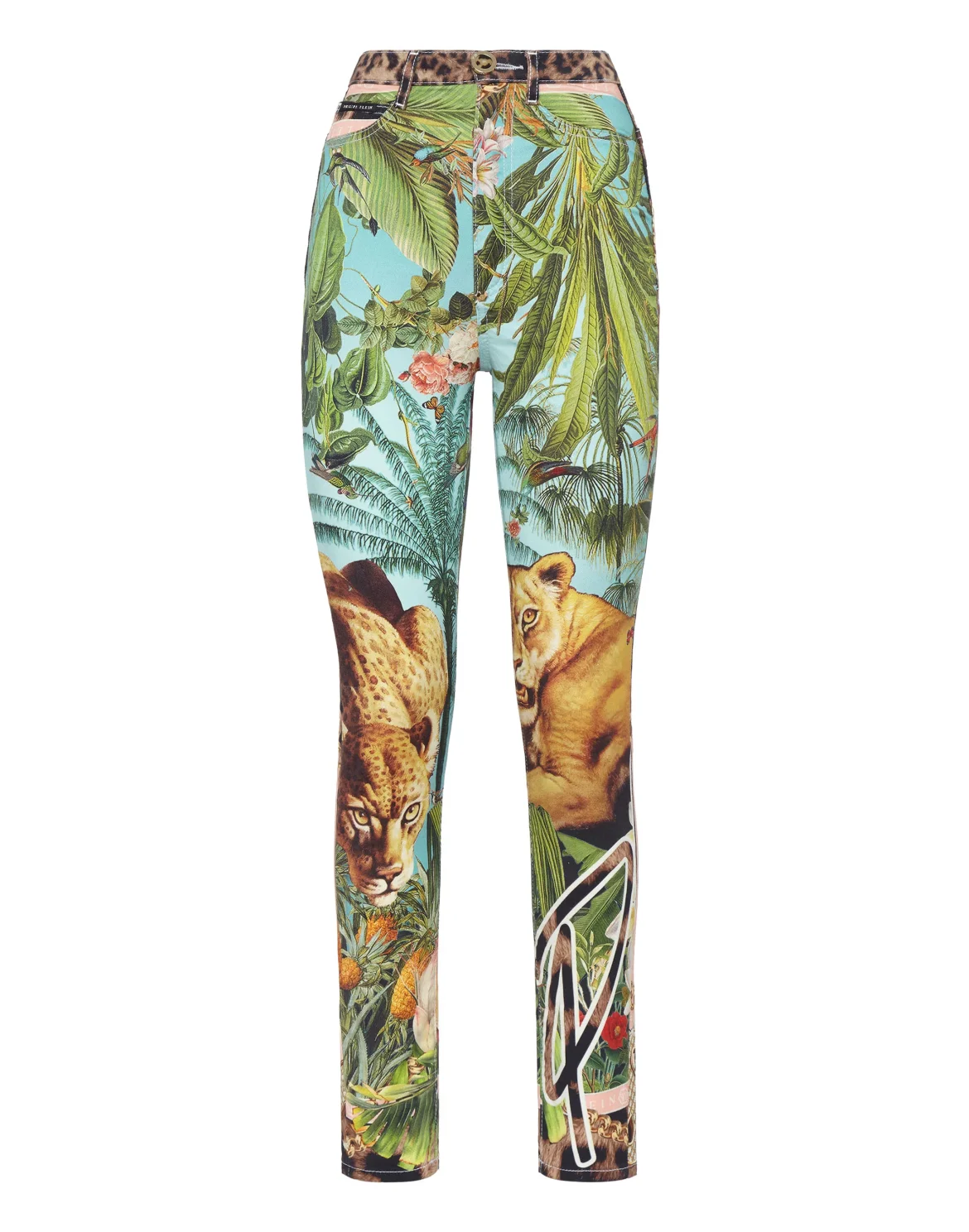 Denim Super High Waist Jegging, цвет: Белый