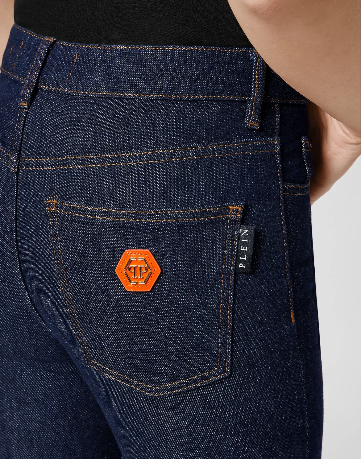 Denim High Waisted Flare, цвет: Синий