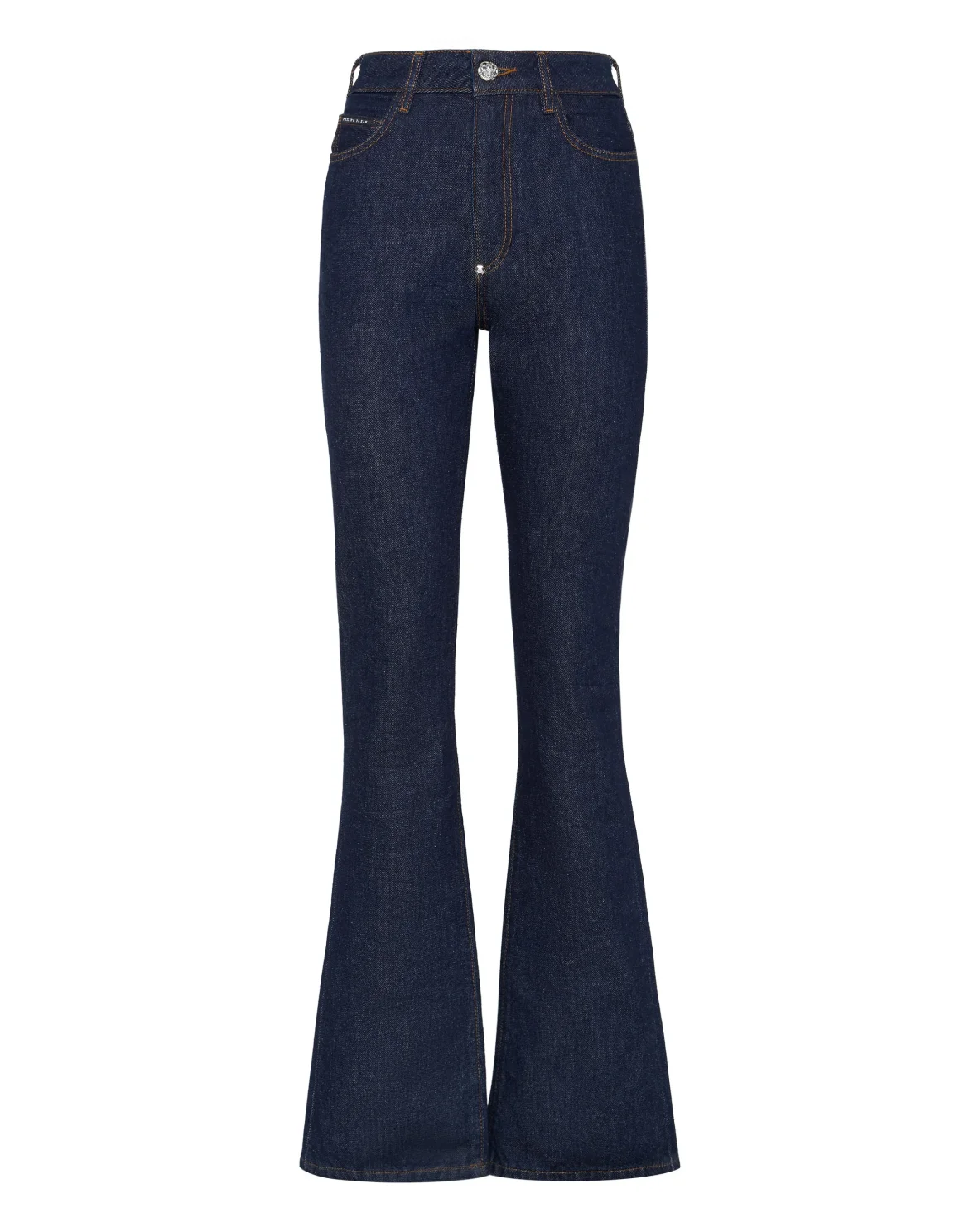 Denim High Waisted Flare, цвет: Синий