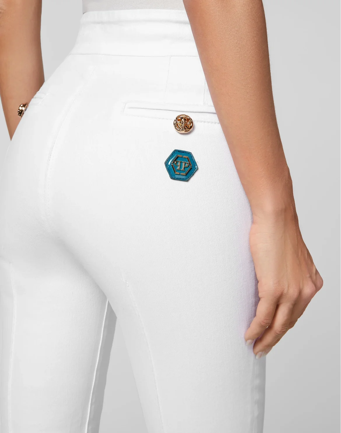 Denim Leggings, цвет: Белый