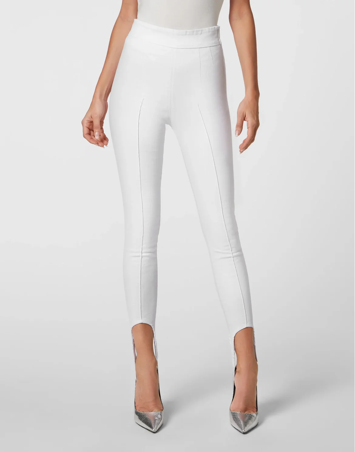 Denim Leggings, цвет: Белый