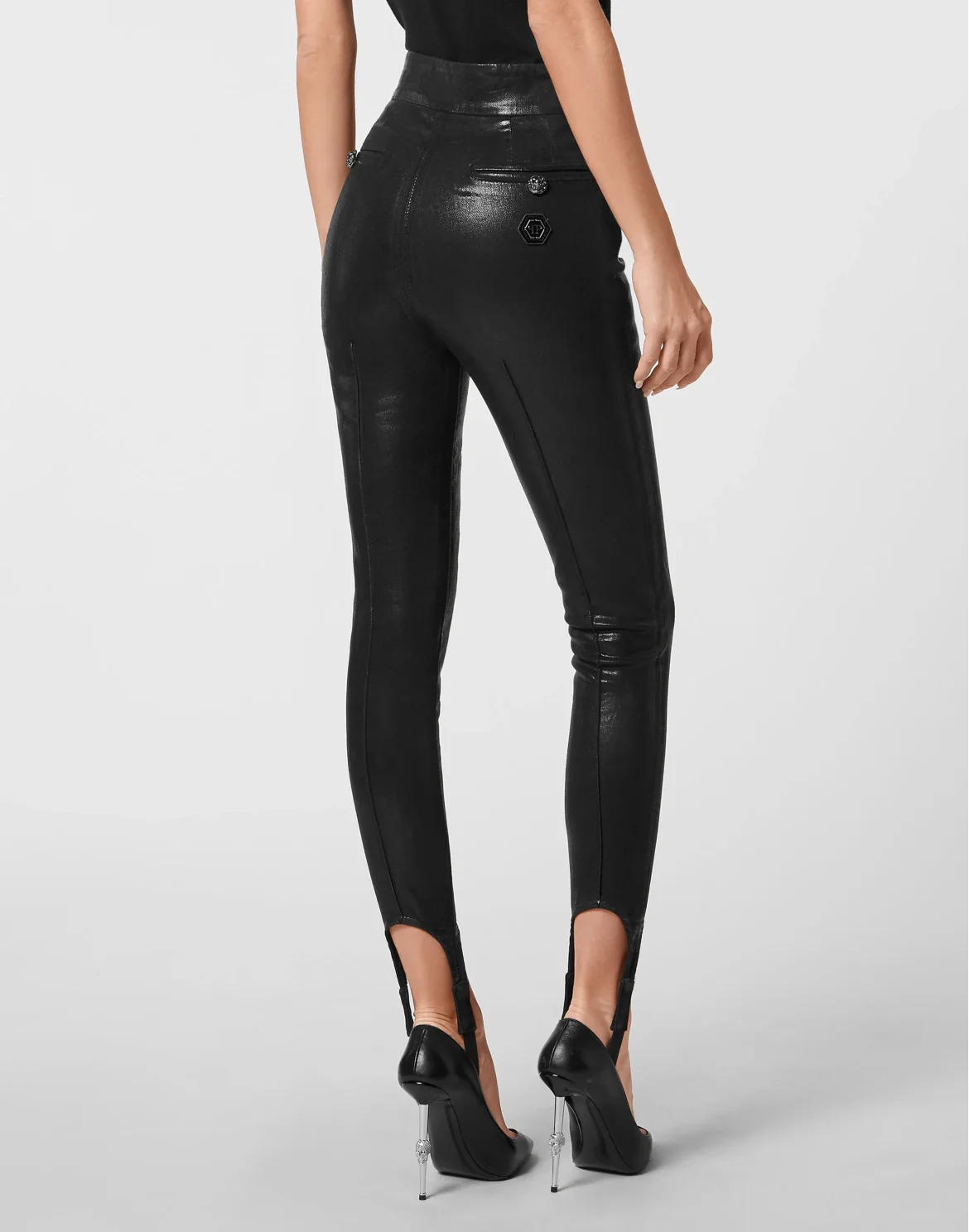 Denim Leggings, цвет: Черный