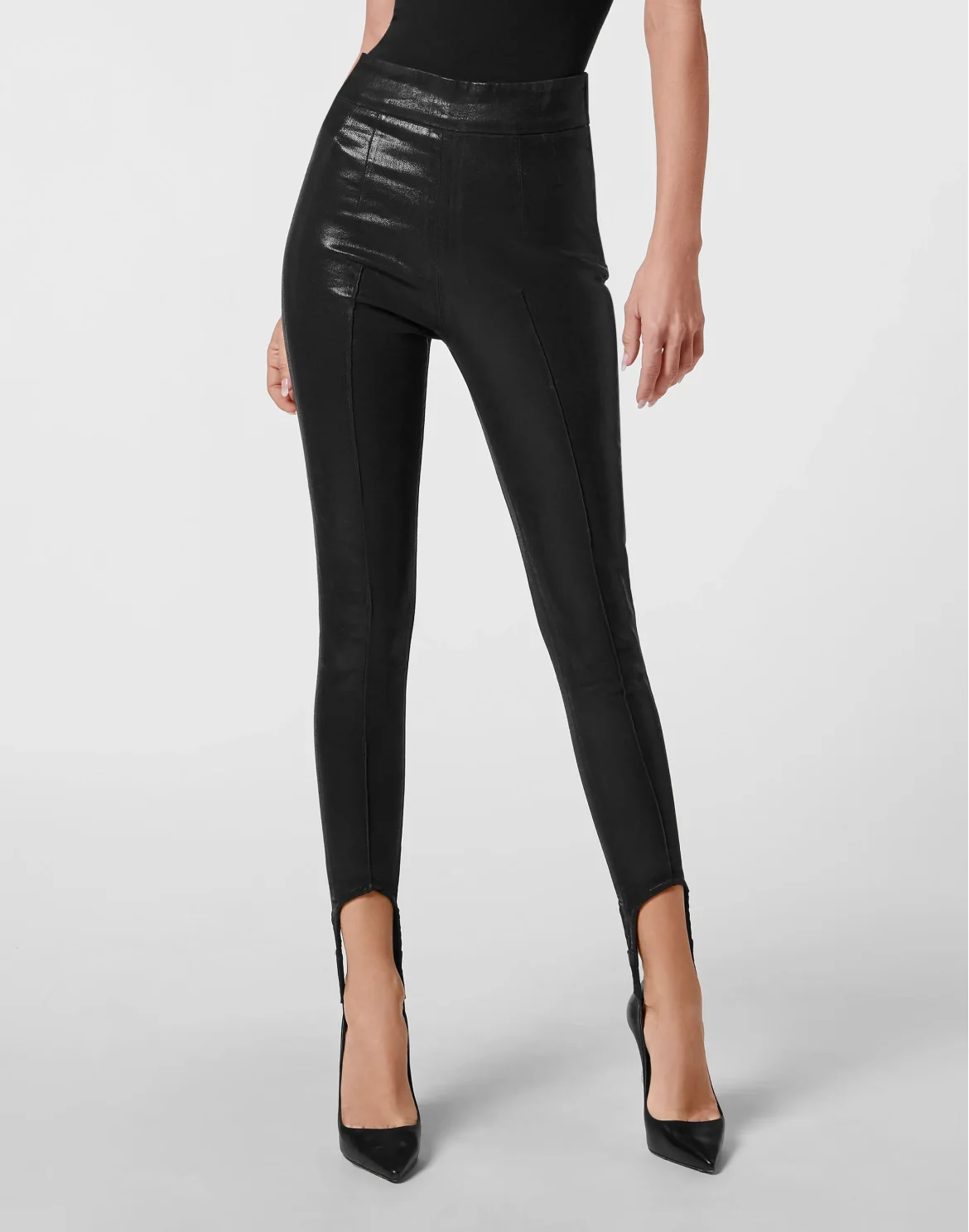 Denim Leggings, цвет: Черный