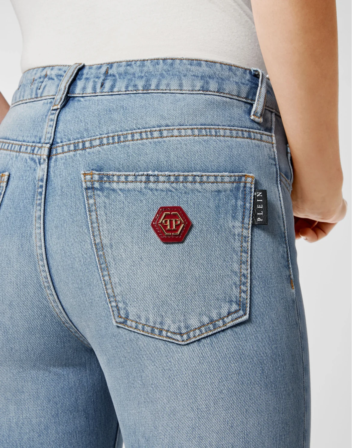 Denim High Waisted Flare, цвет: Синий