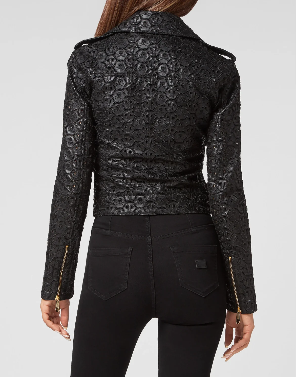 Sangallo  Leather Biker Jacket, цвет: Черный
