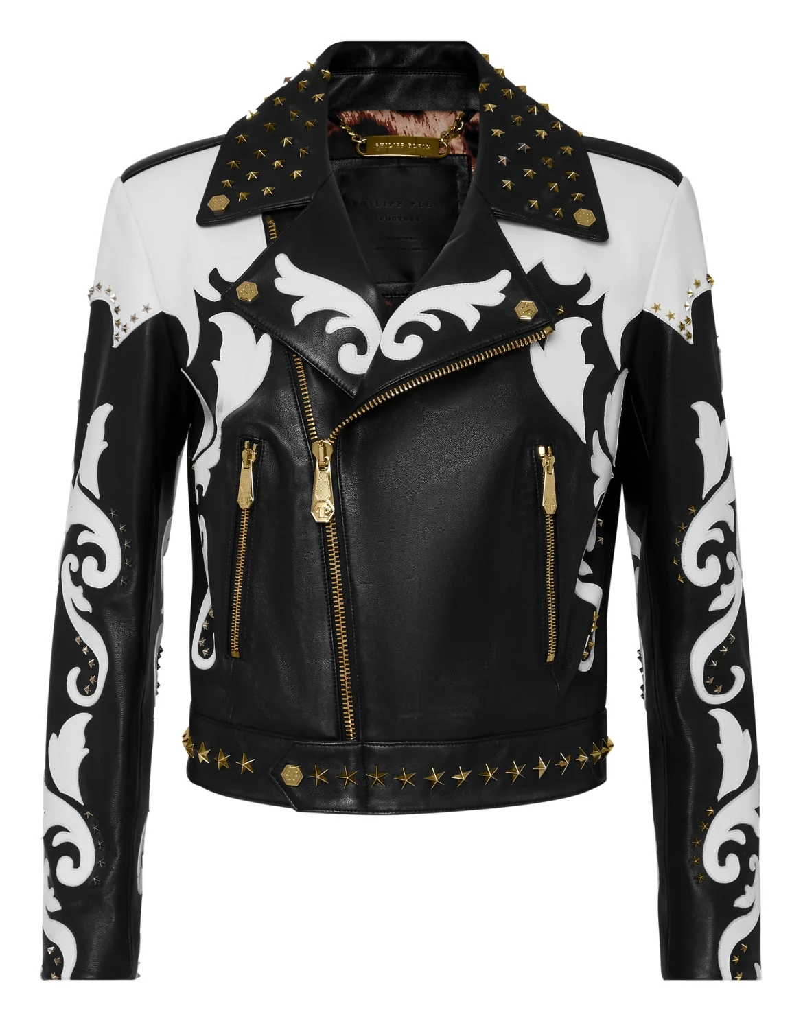 RODEO  INTARSIA  LEATHER BIKER, цвет: Белый