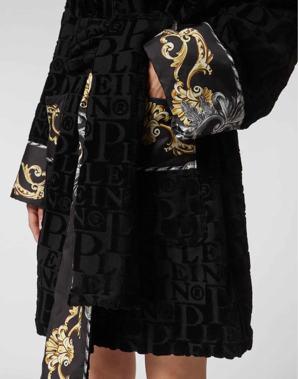 Bathrobe Baroque, цвет: Черный