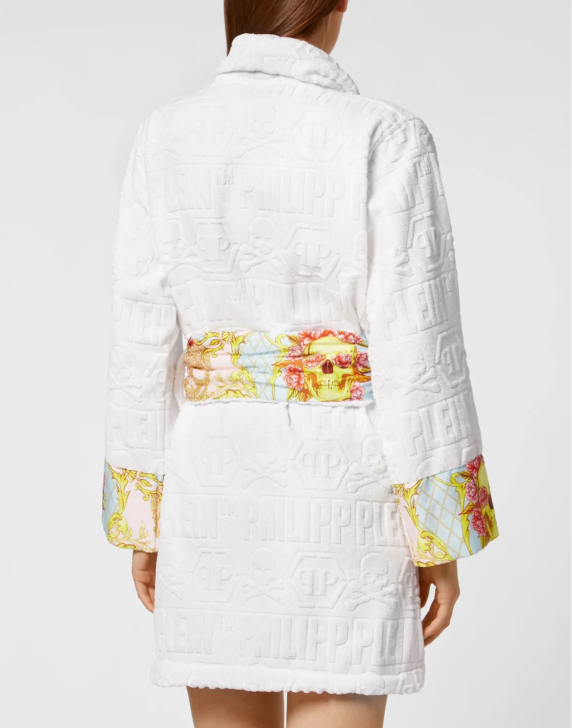 Short Bathrobe + Sleeping mask Baroque, цвет: Мультиколор