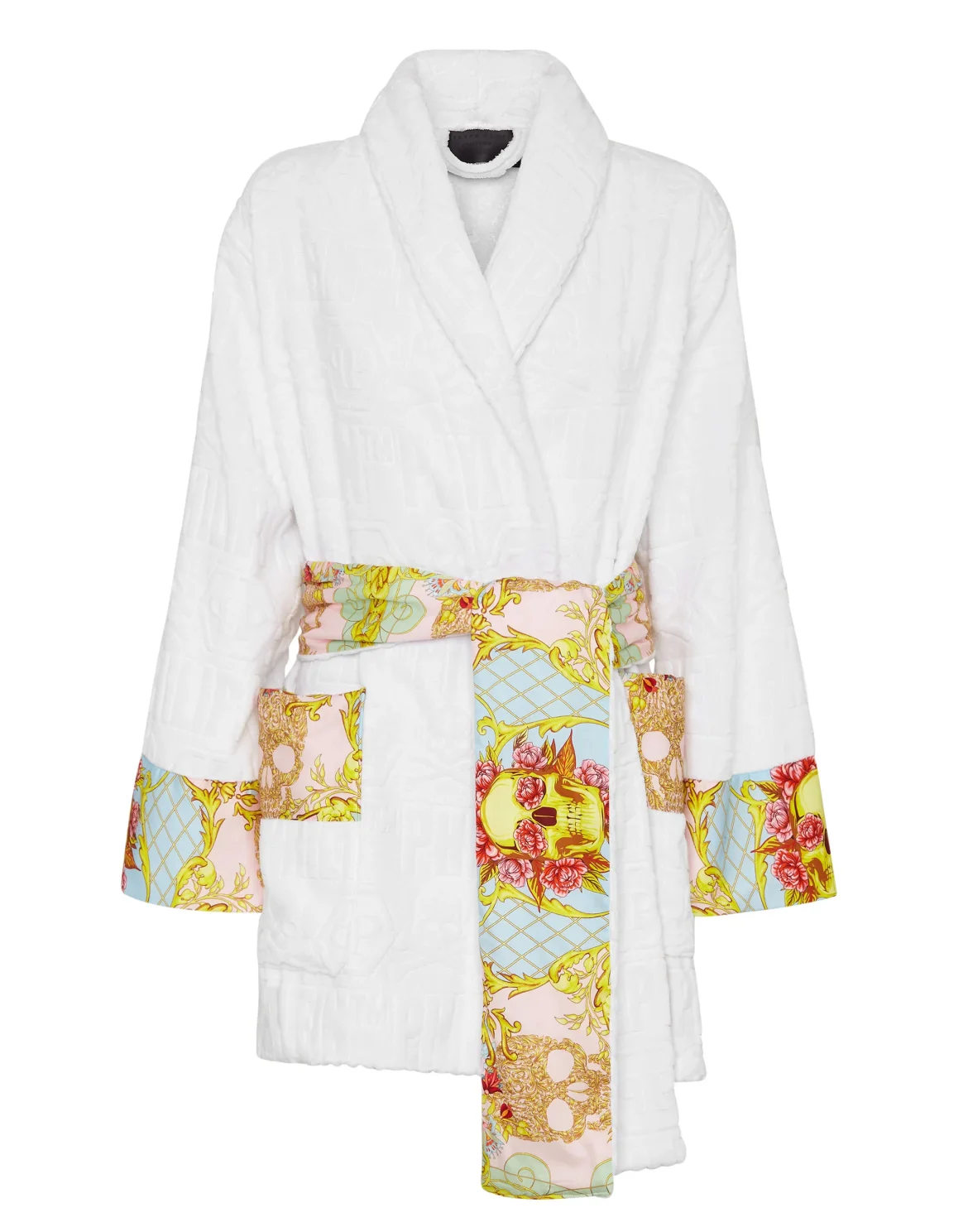 Short Bathrobe + Sleeping mask Baroque, цвет: Мультиколор