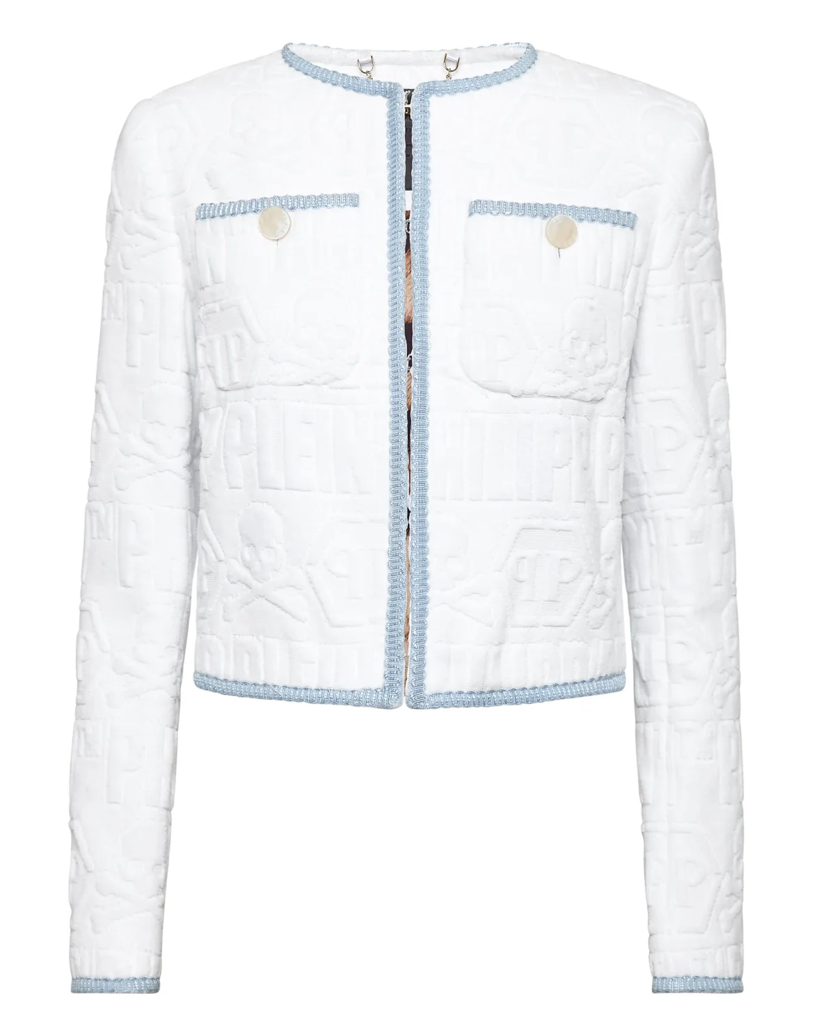 Crop Jacket Philipp Plein TM, цвет: Белый