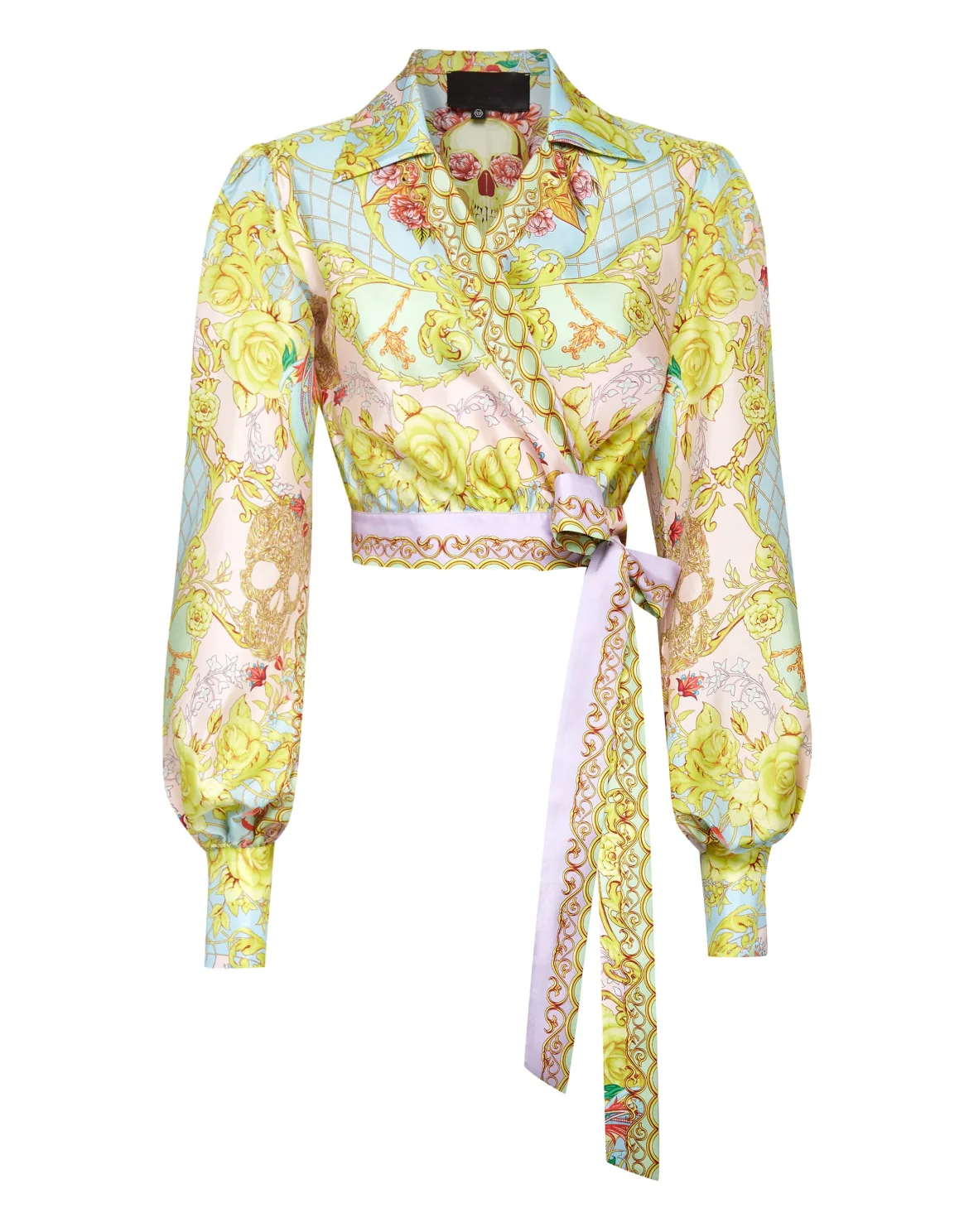 Silk Blouse Baroque, цвет: Мультиколор