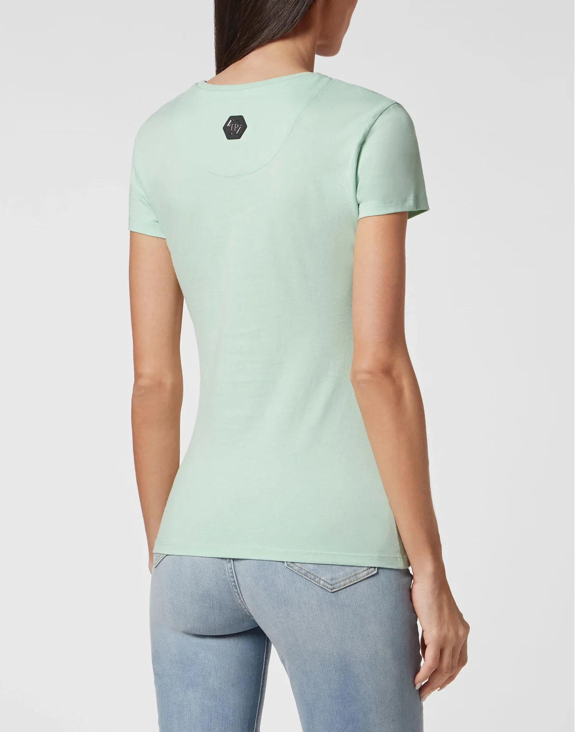 T-shirt Sexy Pure with Crystals, цвет: Зеленый
