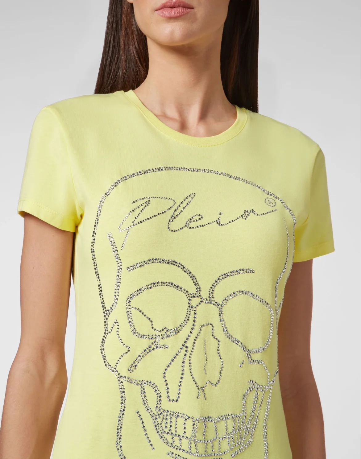 T-shirt Sexy Pure with Crystals, цвет: Желтый