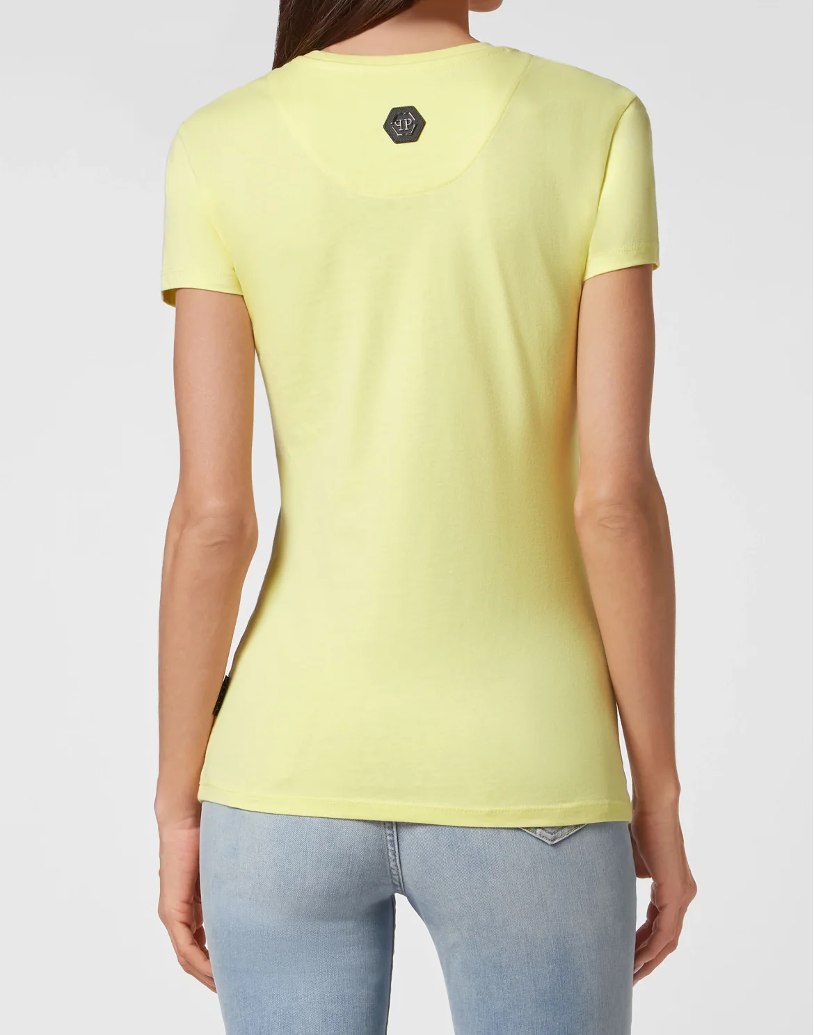 T-shirt Sexy Pure with Crystals, цвет: Желтый