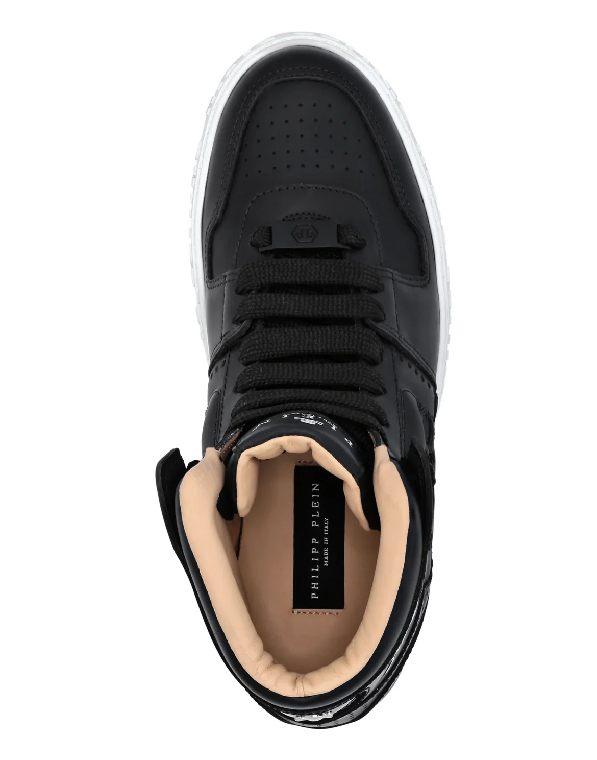 HI-TOP SNEAKERS NOTORIOUS LEATHER SKULL, цвет: Черный