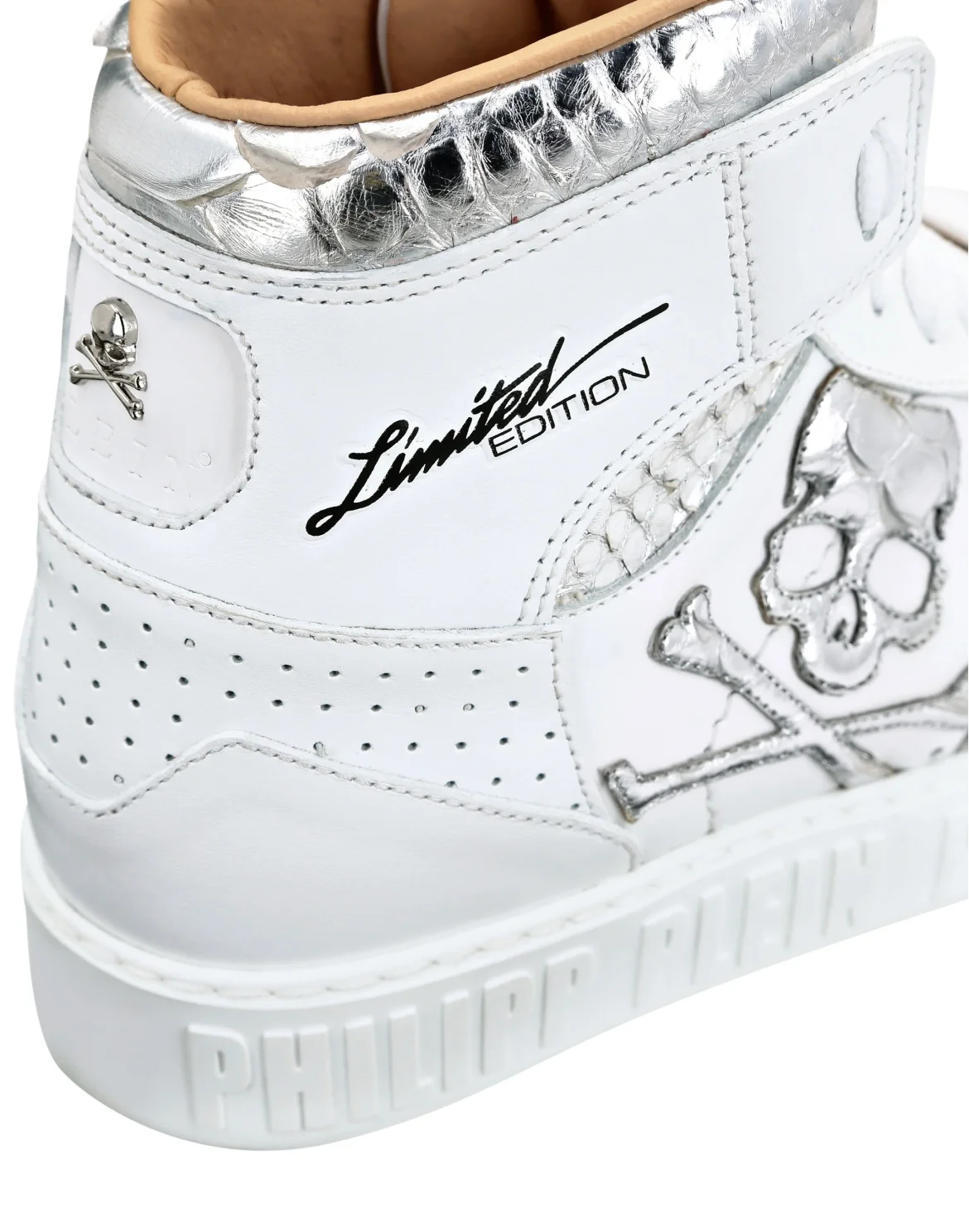 HI-TOP SNEAKERS NOTORIOUS PYTHON SKULL, цвет: Белый