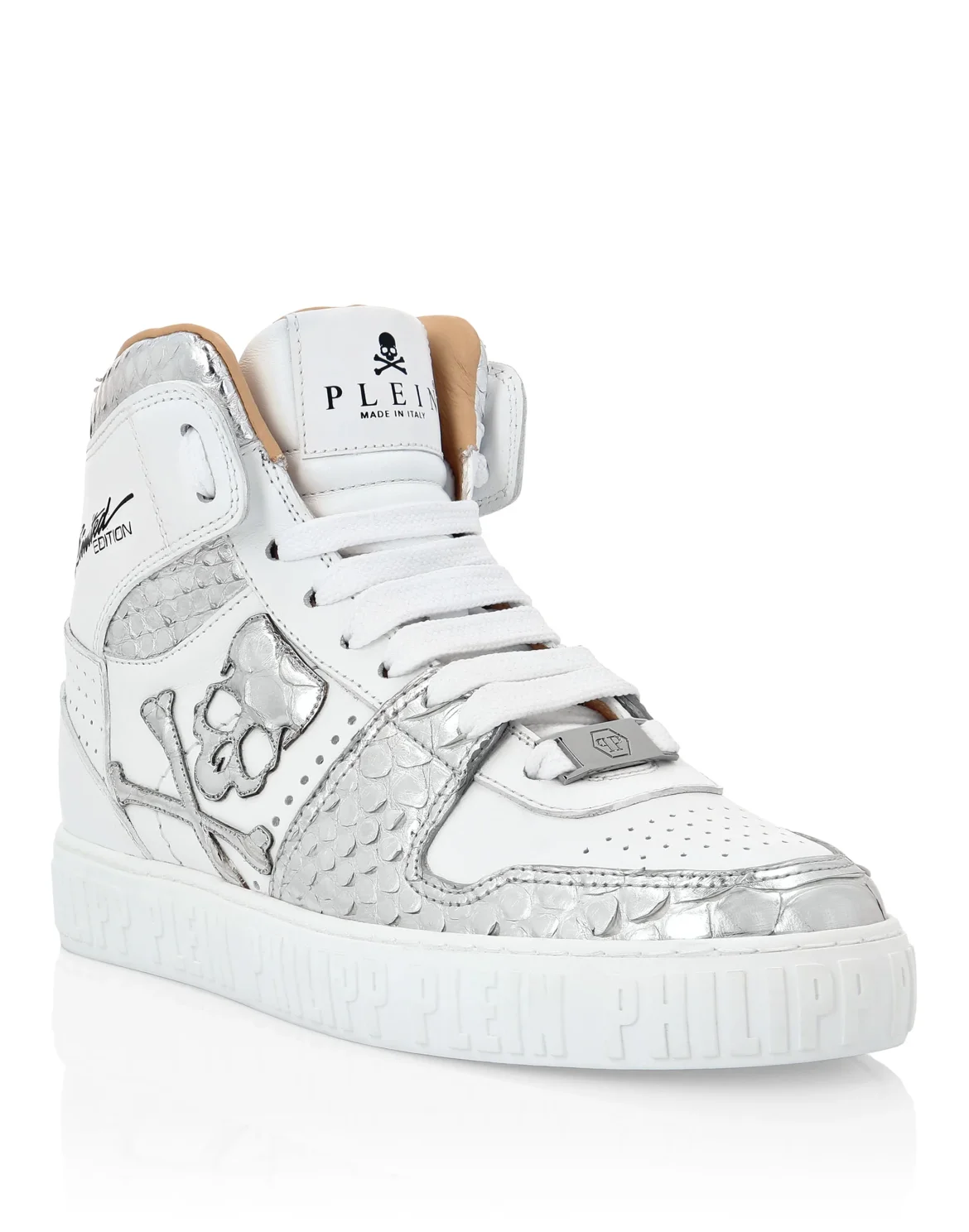 HI-TOP SNEAKERS NOTORIOUS PYTHON SKULL, цвет: Белый