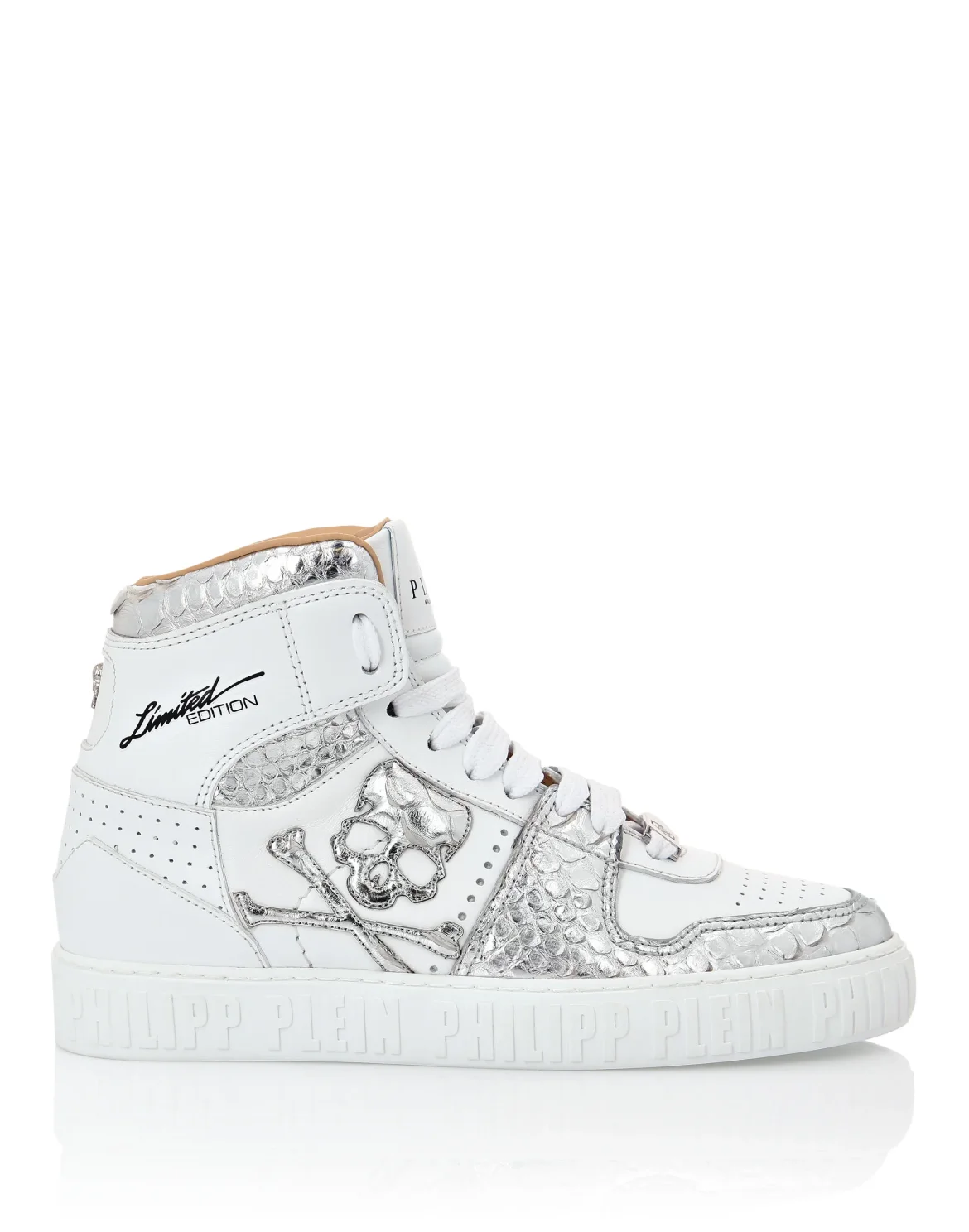 HI-TOP SNEAKERS NOTORIOUS PYTHON SKULL, цвет: Белый