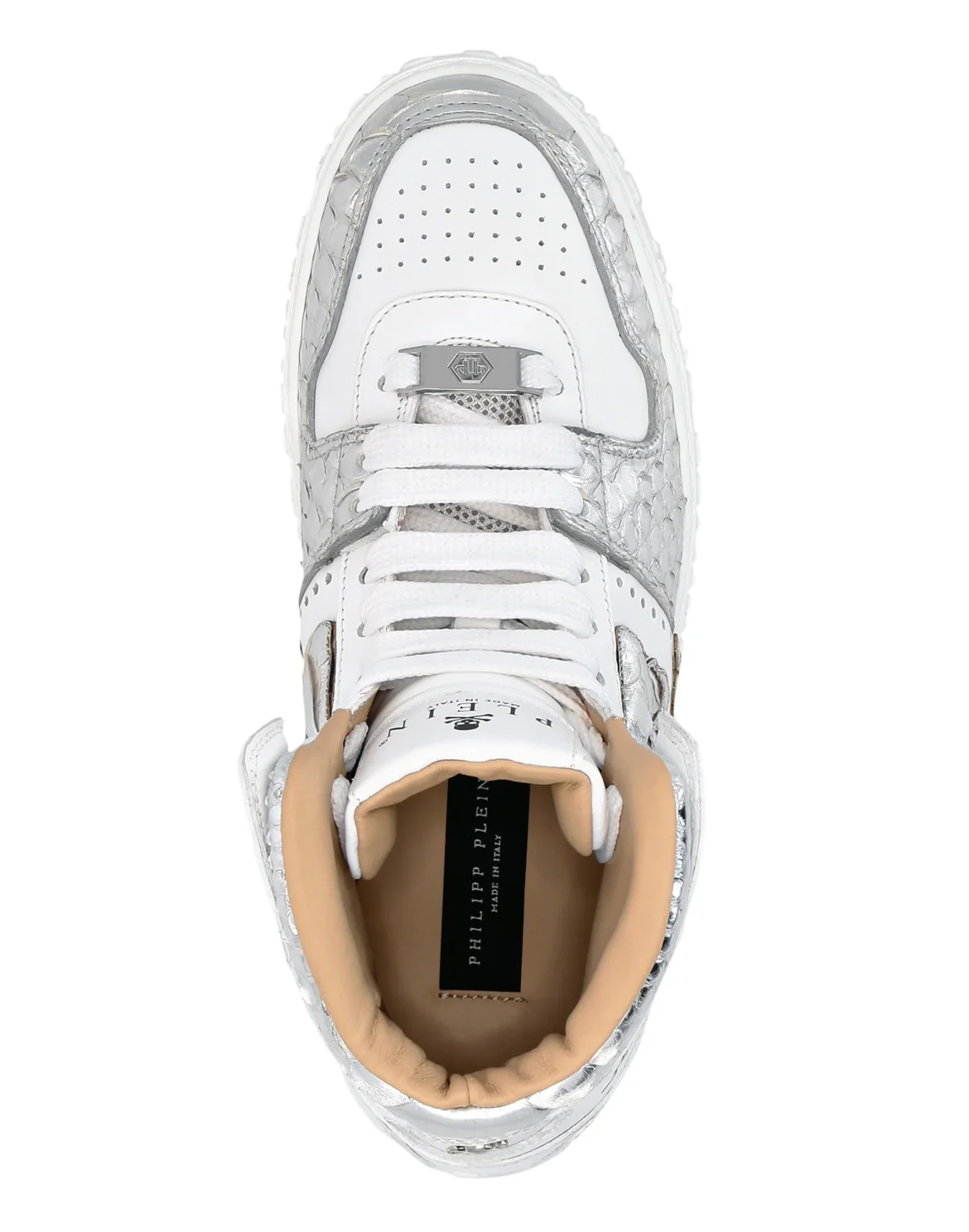 HI-TOP SNEAKERS NOTORIOUS PYTHON SKULL, цвет: Белый