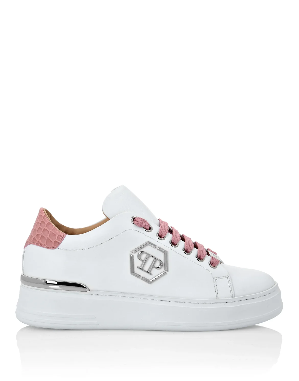 Lo-Top Sneakers Cocco Print Insert Hexagon, цвет: Белый