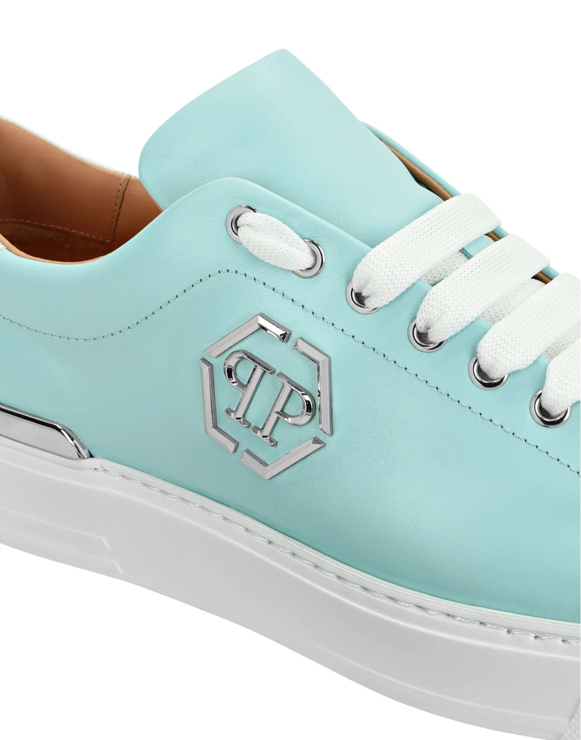 Lo-Top Sneakers Cocco Print Insert Hexagon, цвет: Бирюзовый