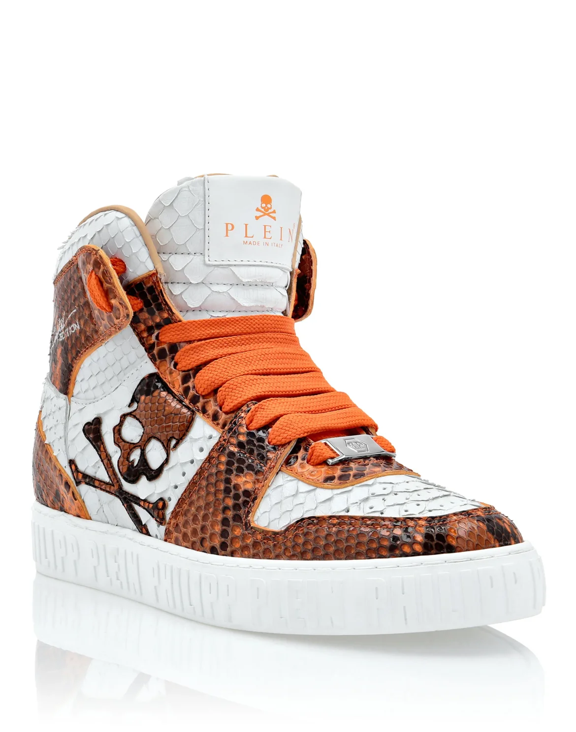 HI-TOP SNEAKERS NOTORIOUS PYTHON SKULL, цвет: Белый