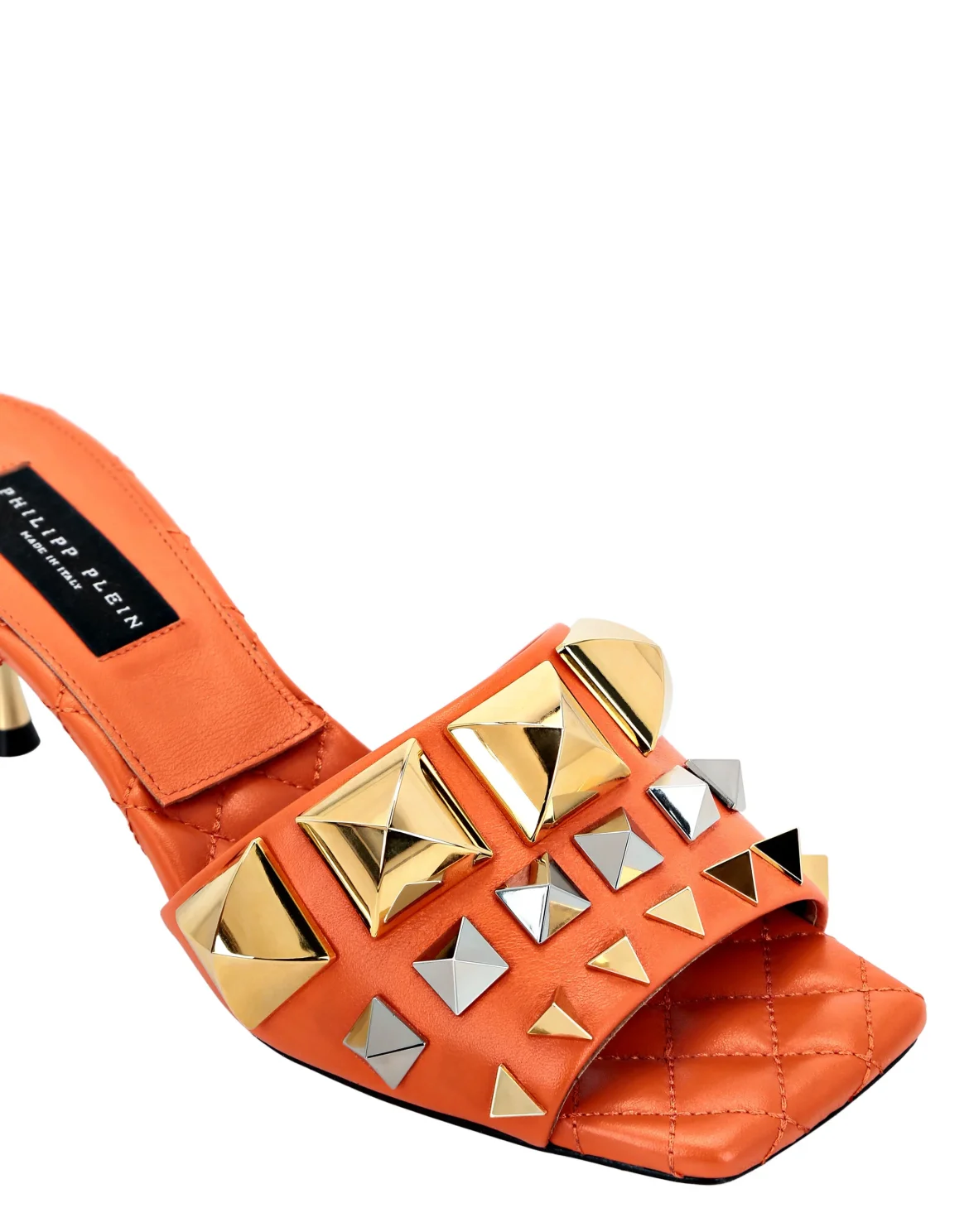 Sandals High Heels Studs, цвет: Оранжевый