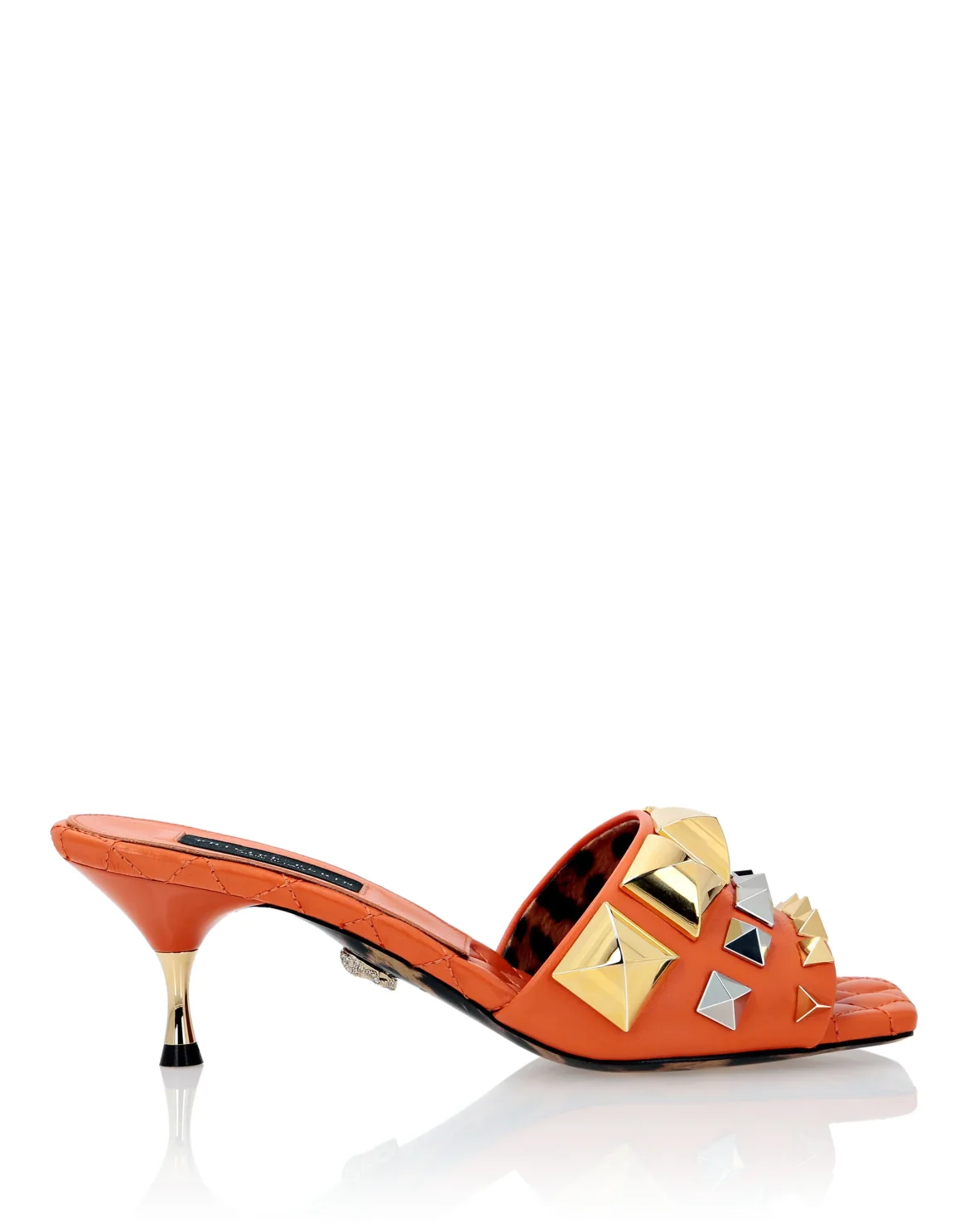 Sandals High Heels Studs, цвет: Оранжевый