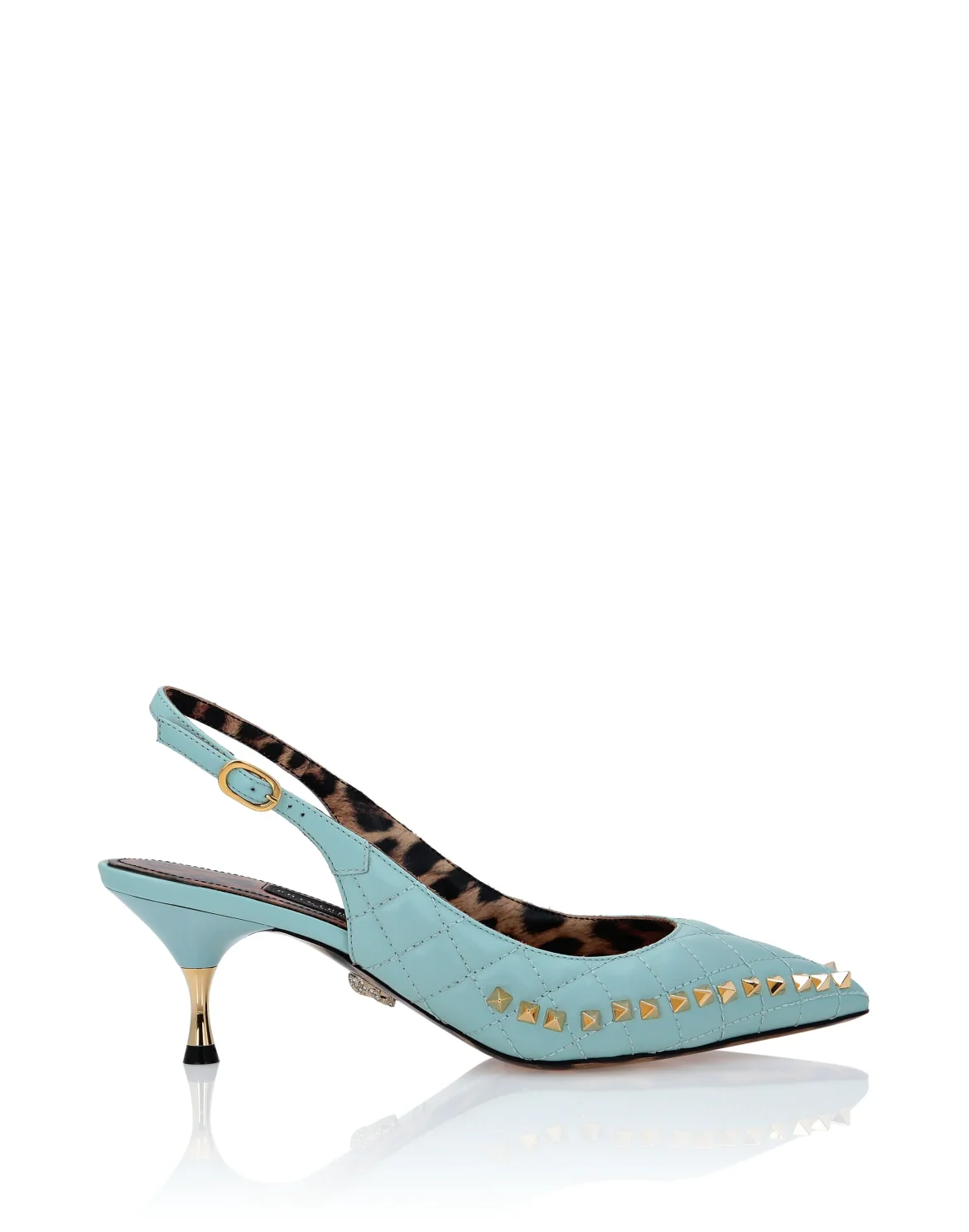 Sandals High Heels Studs, цвет: Бирюзовый