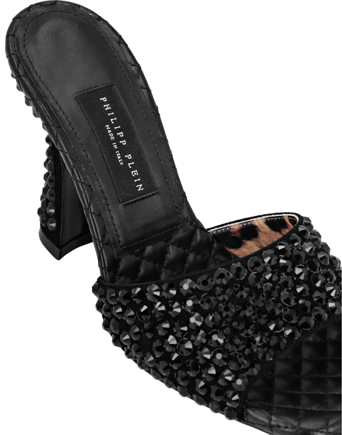 Strass Sandals High Heels Crystal with Crystals, цвет: Черный