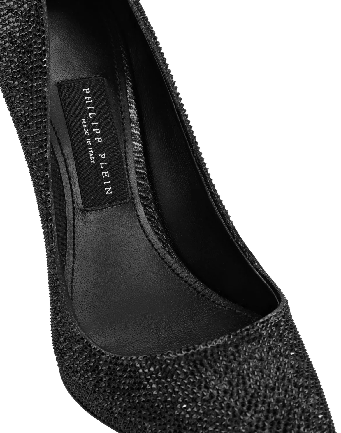 Skull Heel Crystal Pumps, цвет: Черный