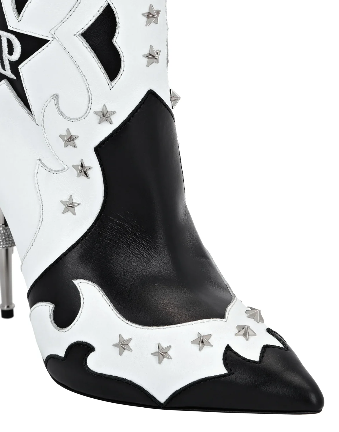 SKULL HELLED RODEO BOOTS, цвет: Черный