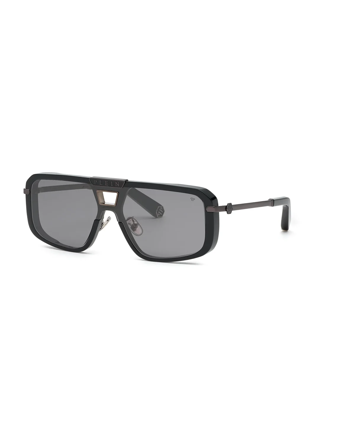 Sunglasses Rectangular Plein Legacy + NFT, цвет: Черный