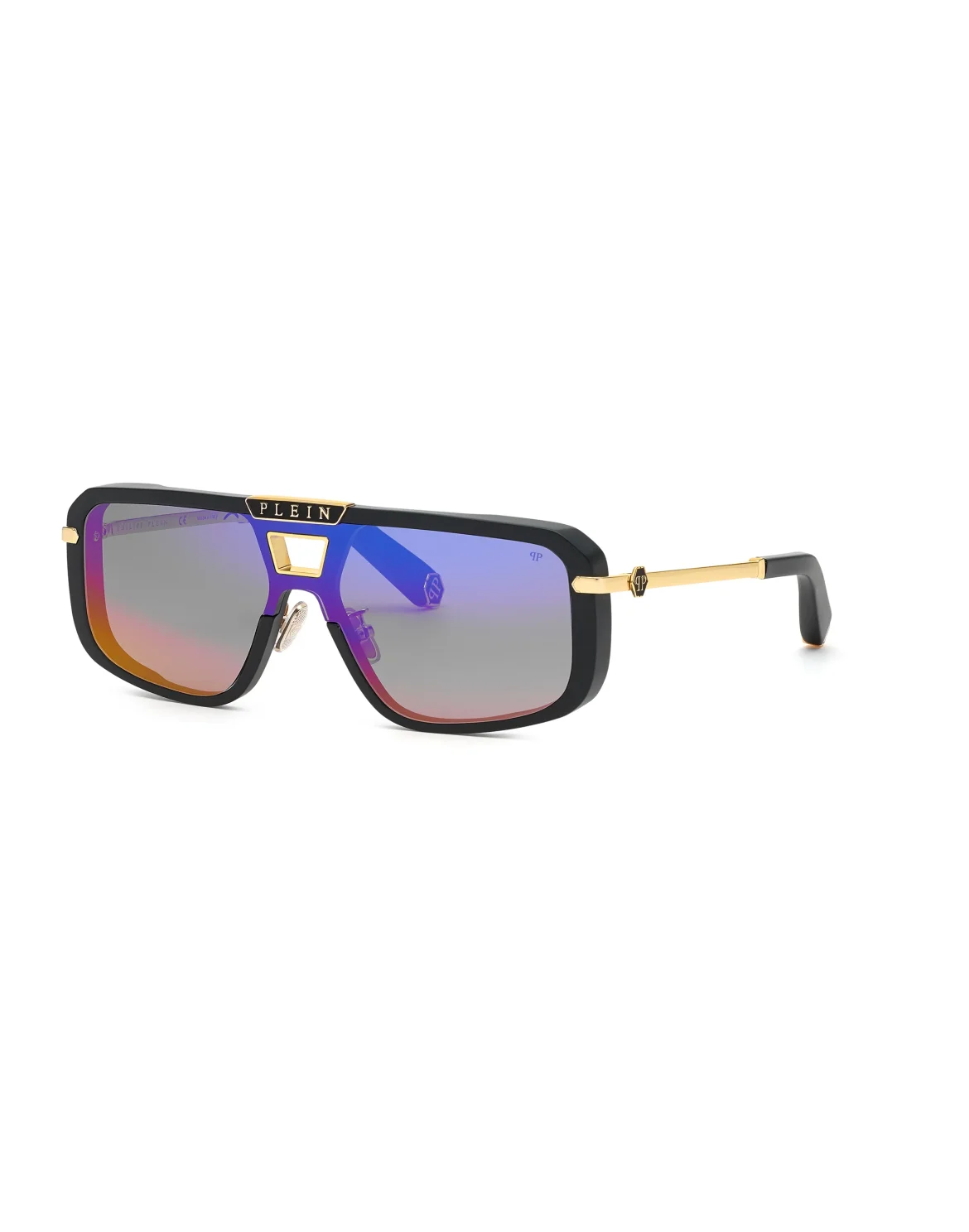 Sunglasses Rectangular Plein Legacy + NFT, цвет: Черный