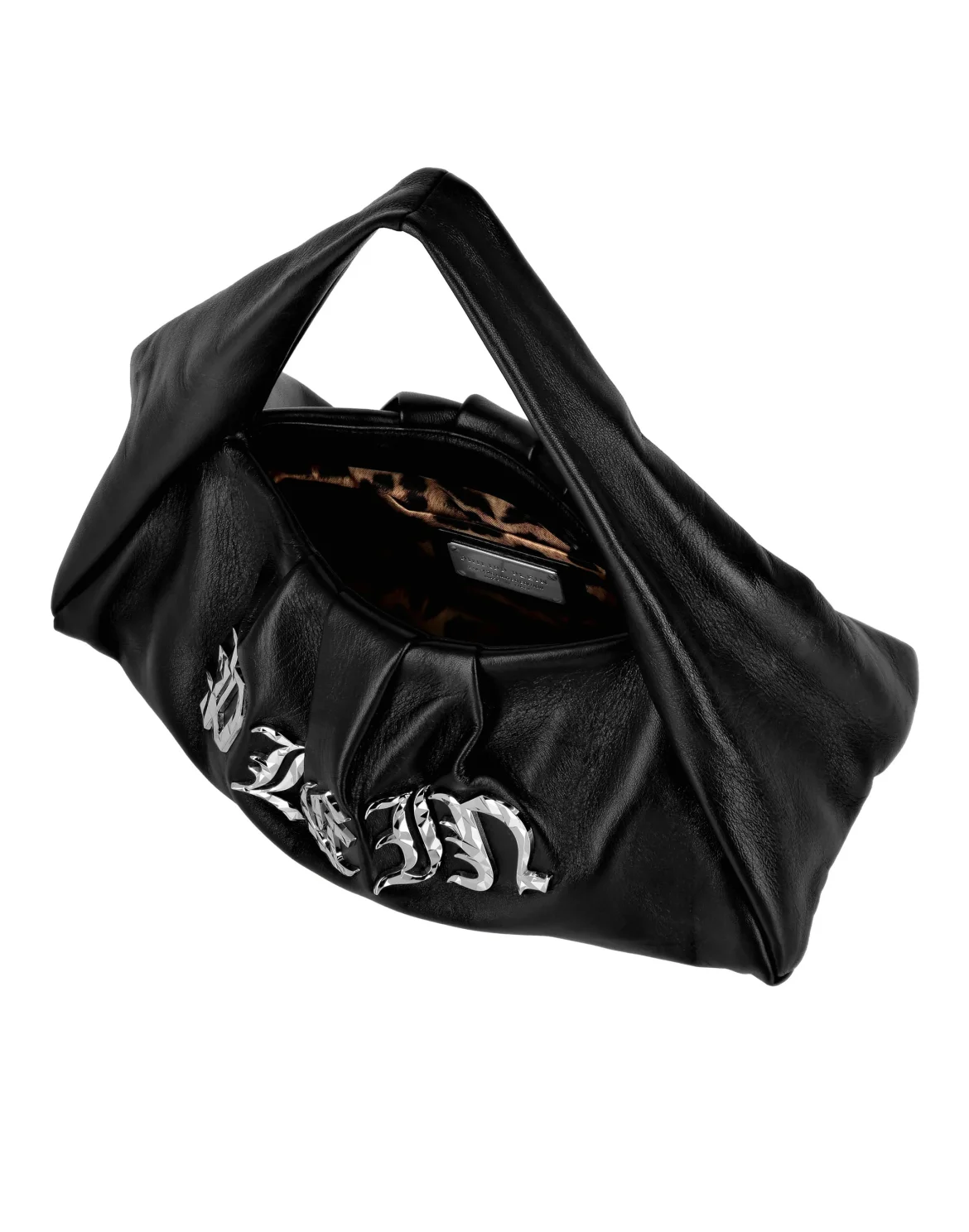 Softy Nappa Shoulder Bag Gothic Plein, цвет: Черный