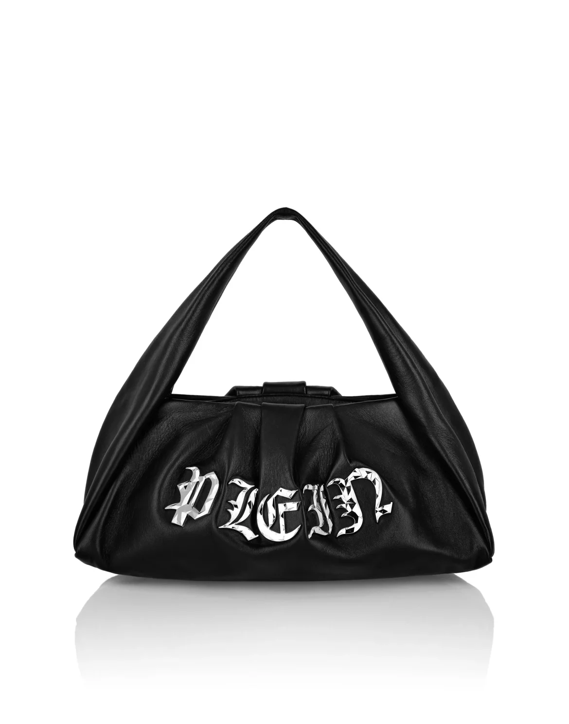 Softy Nappa Shoulder Bag Gothic Plein, цвет: Черный